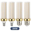led玉米灯光头强灯泡E14e27螺口家用无频闪节 能灯12W16w三色变光 Item Picture